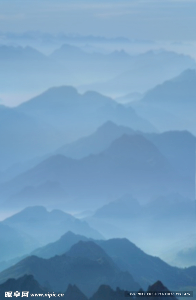云海 水墨山 纹理 底纹