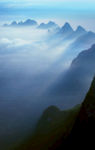 云海 水墨山 纹理 底纹