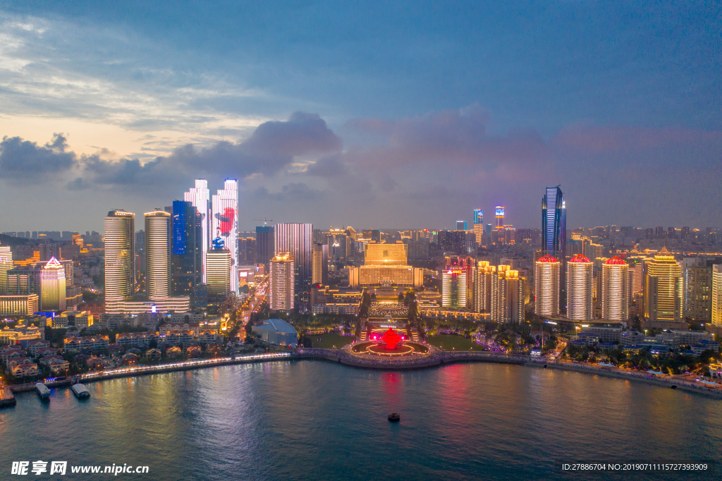 青岛城市夜景