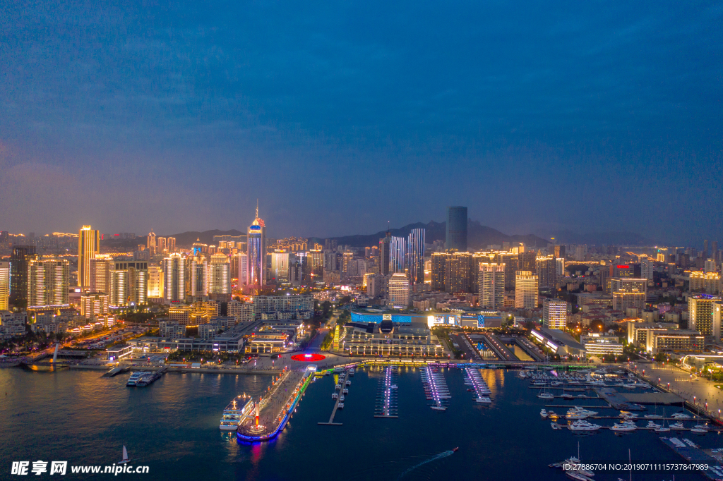 青岛城市夜景