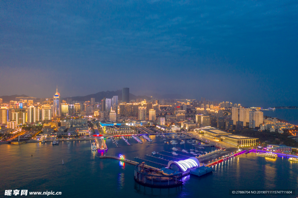 青岛城市夜景