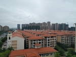 红色屋顶  房子