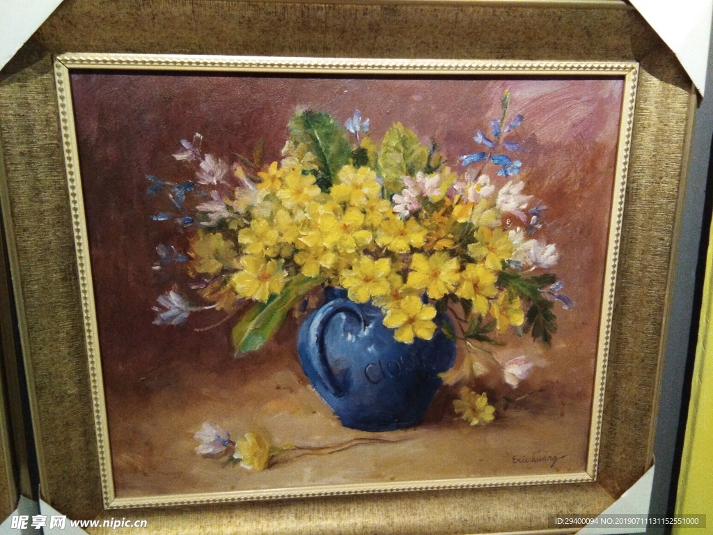 油画装饰画花