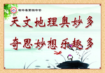 校园文化墙 天文地理