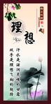 校园文化墙 理想