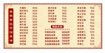 饺子馆菜单