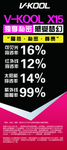 威固隔热膜参数介绍 X15
