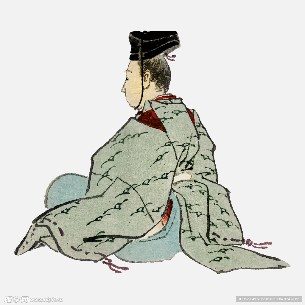 水墨画矢量