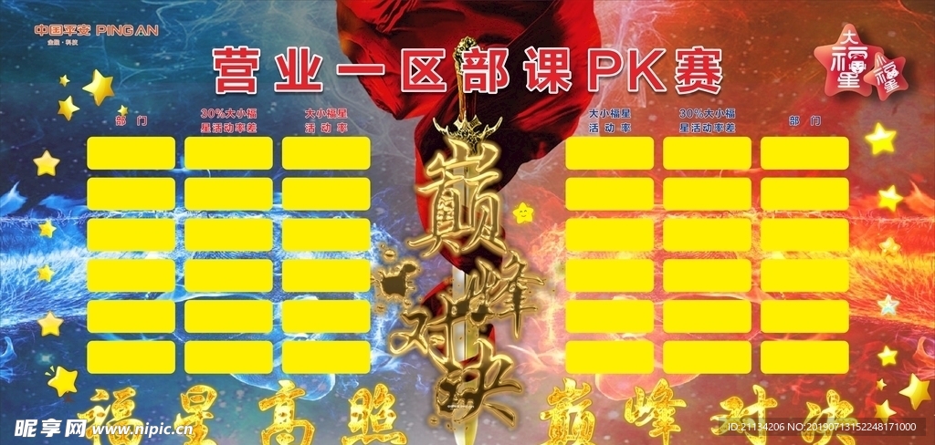 活动PK榜