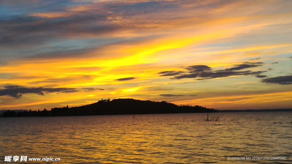 夕阳风景图片