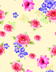 米色 紫红 花