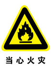 当心火灾