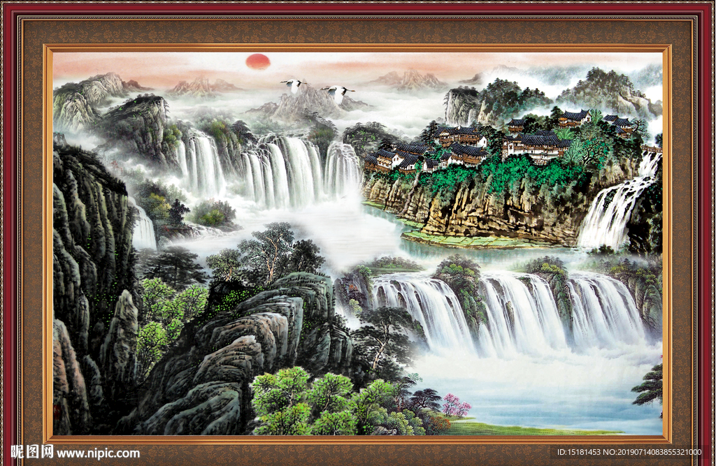 山水风景画