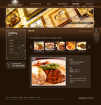西餐厅美食宣传海报