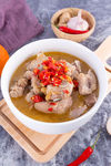 清蒸排骨剁椒腊豆排骨