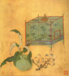 明朝汪中 古画植物