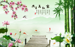 中式传统背景墙