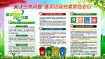 垃圾分类三农建设展板