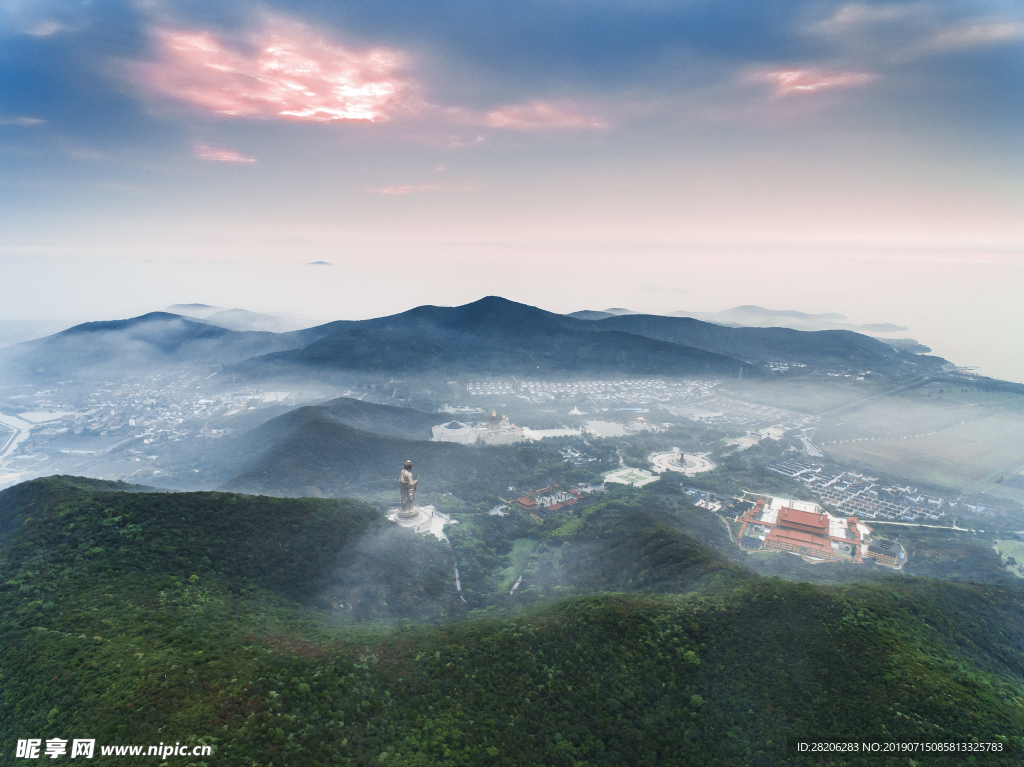 无锡灵山风景图