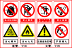 禁止标志牌子