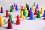 五颜六色的跳棋