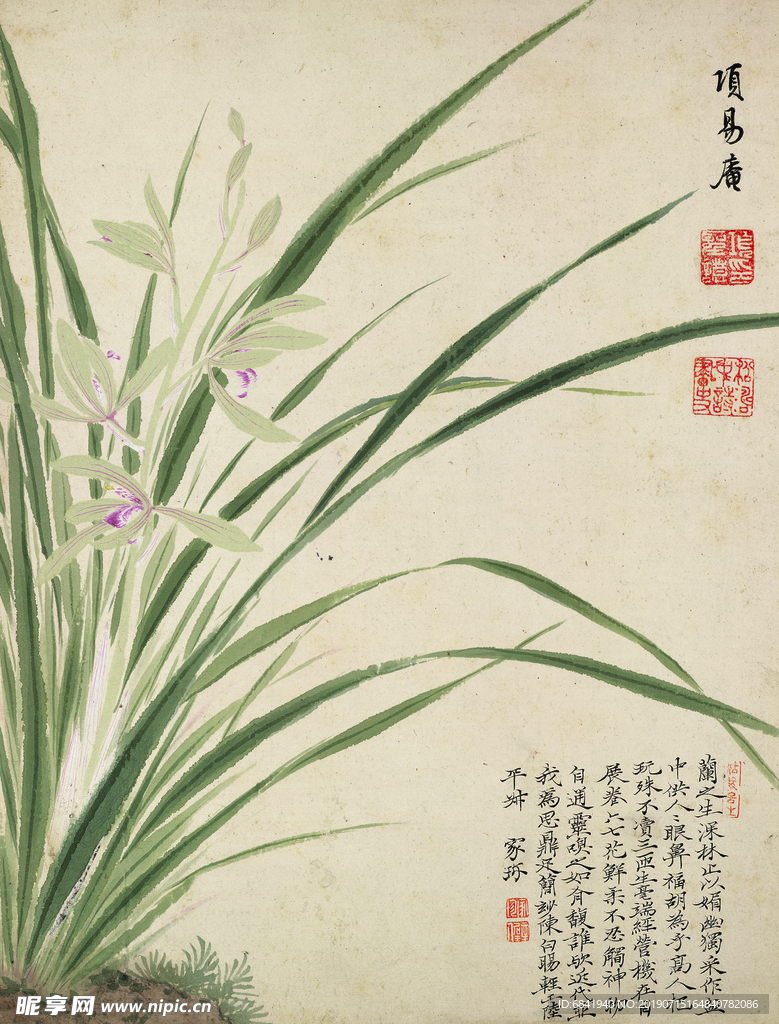 明朝项圣漠 花卉图八卷