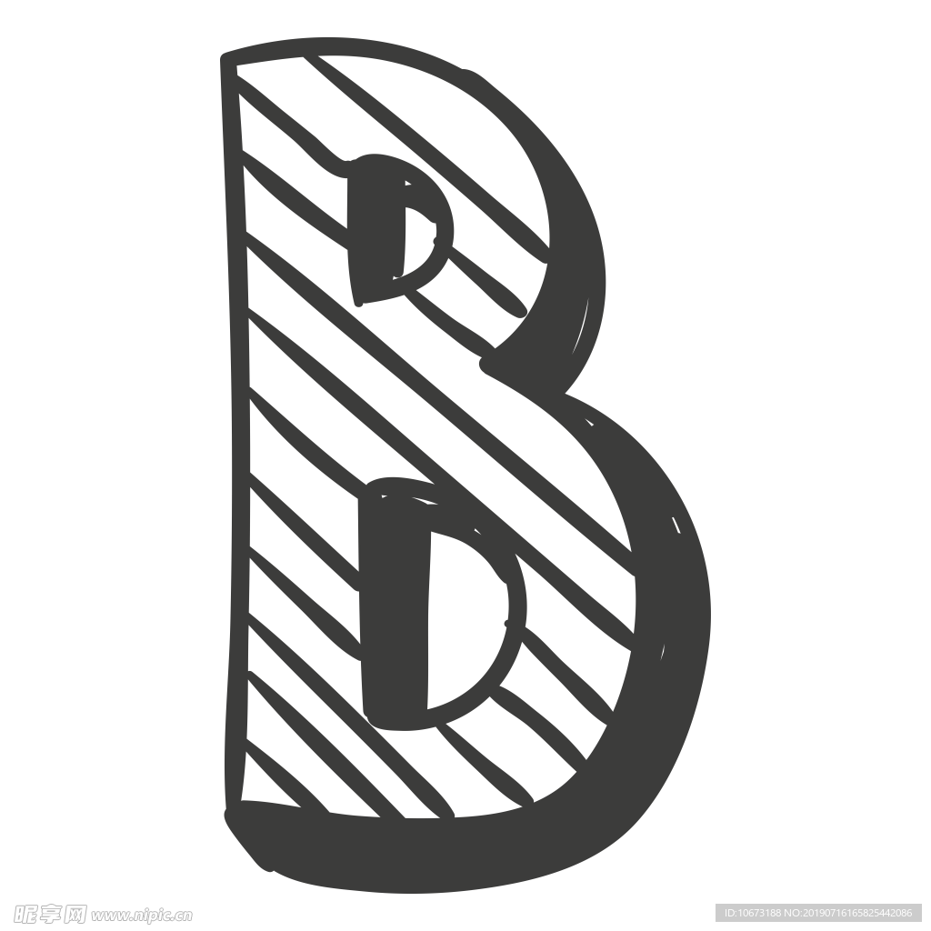 卡通字母