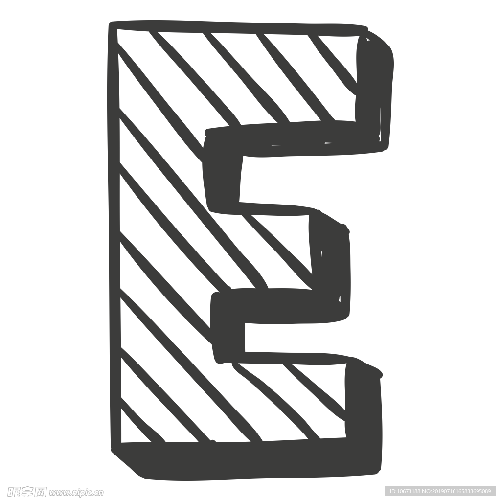 卡通字母