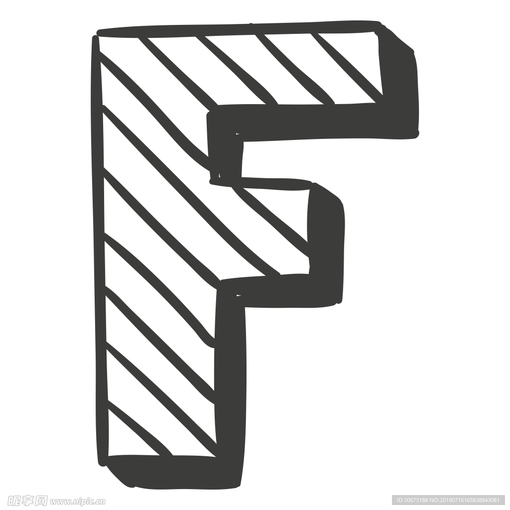 卡通字母