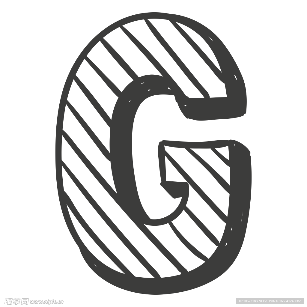 卡通字母