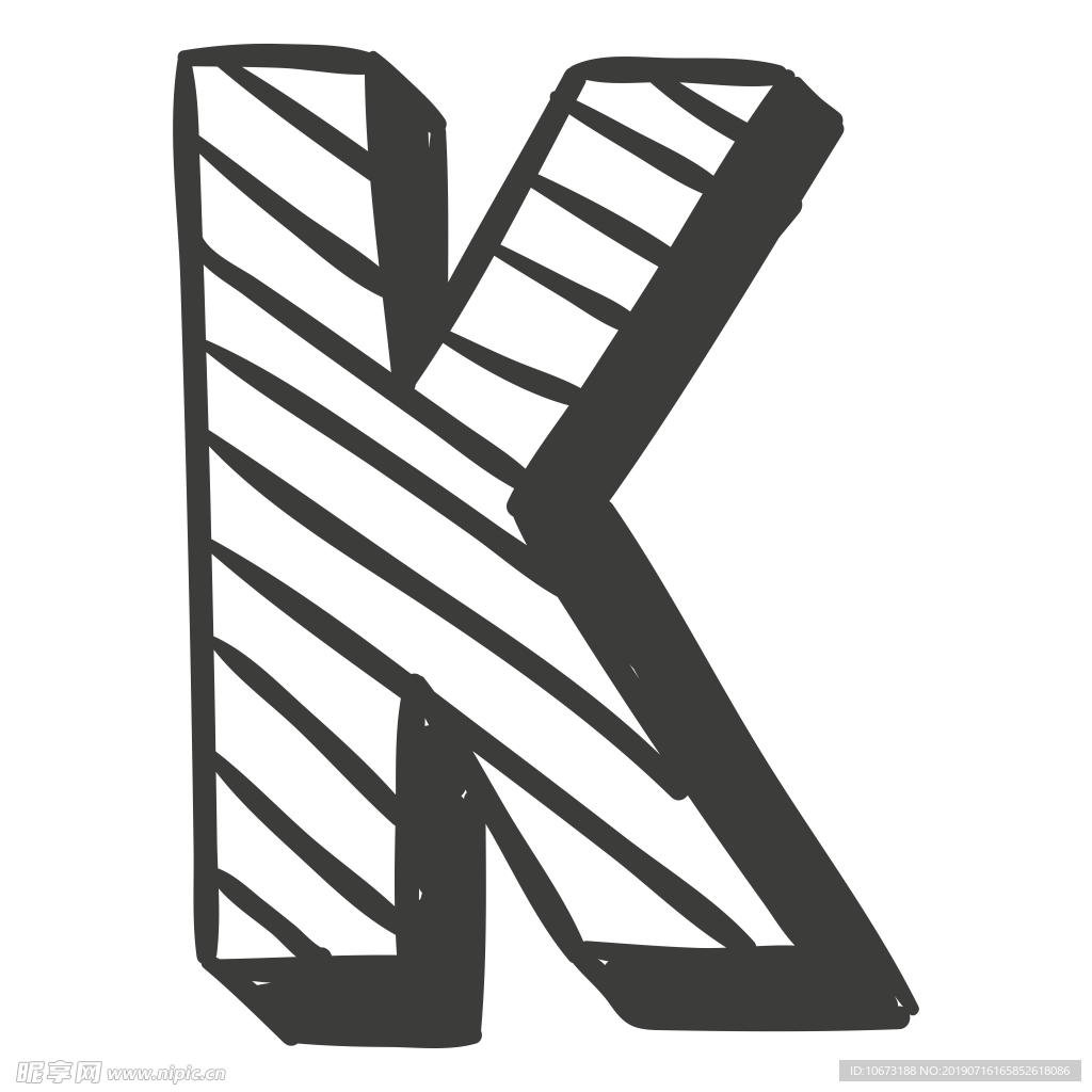 卡通字母