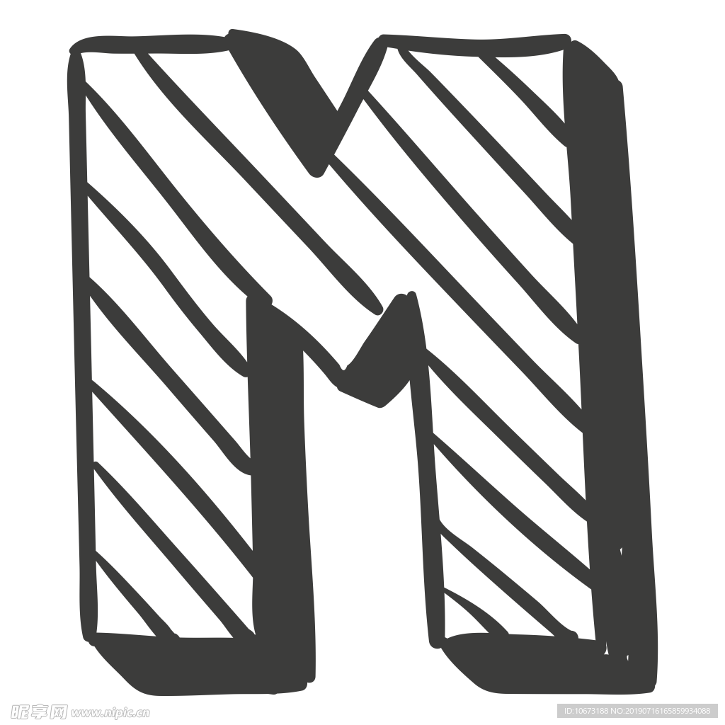 卡通字母