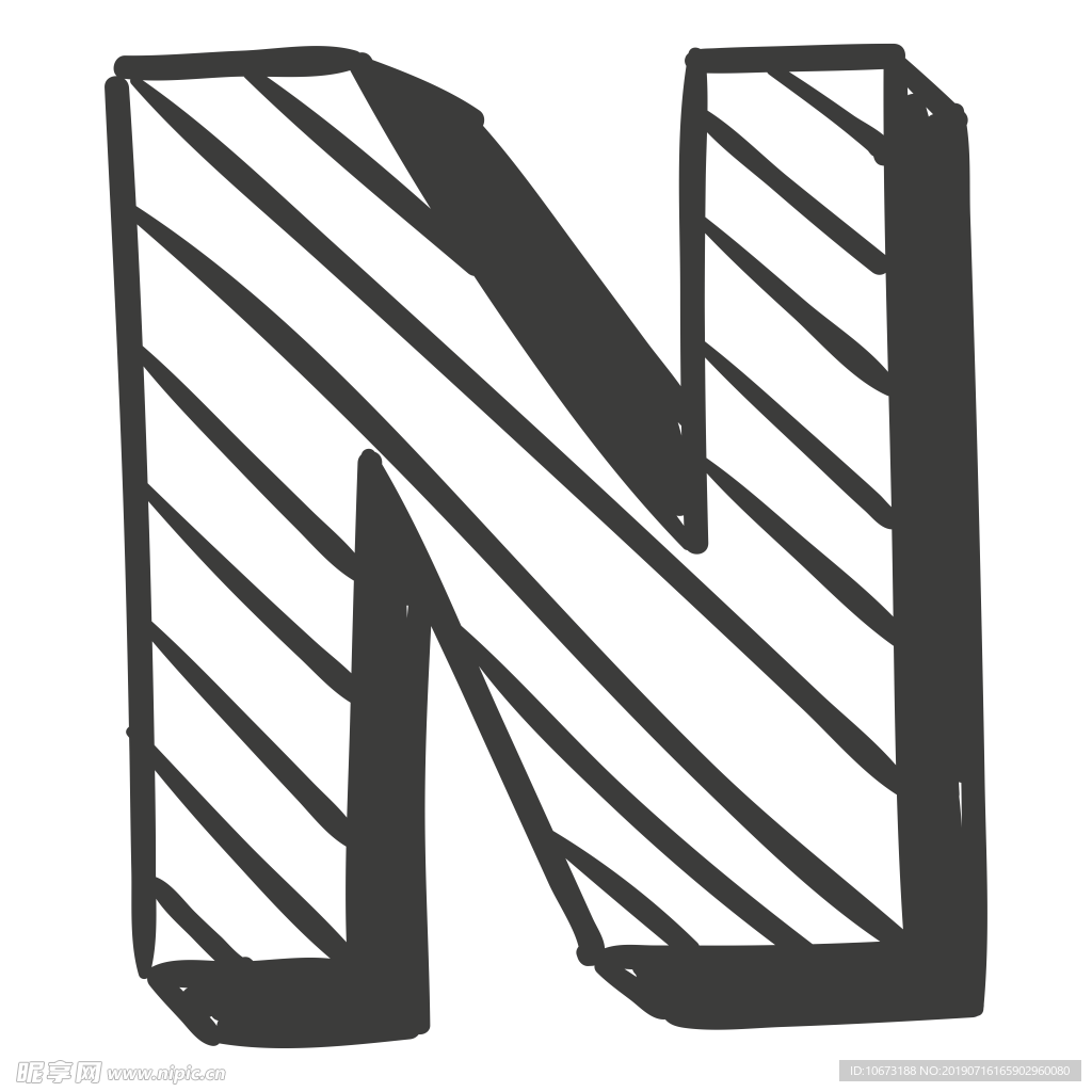 卡通字母