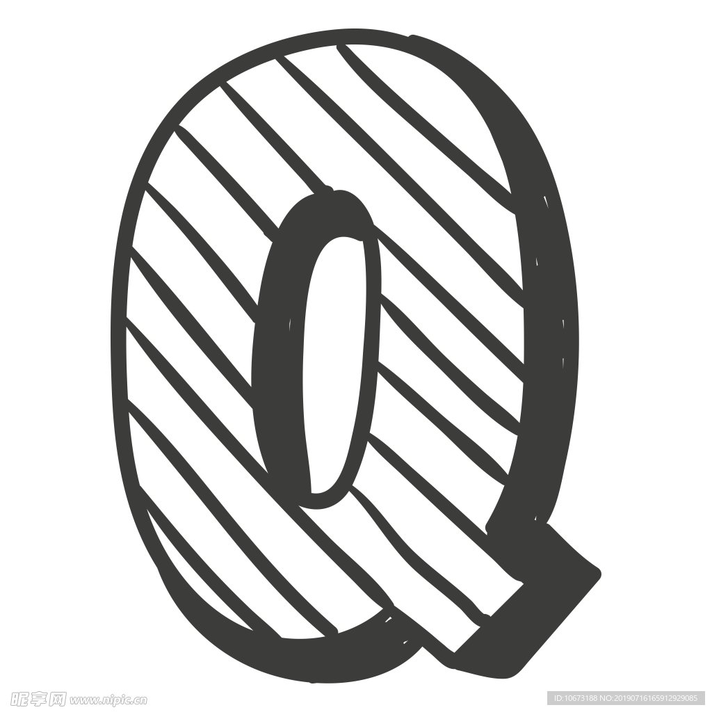卡通字母