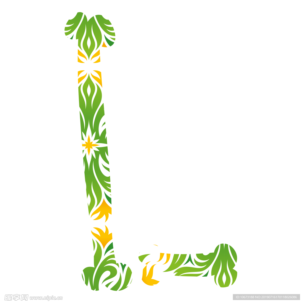 卡通字母