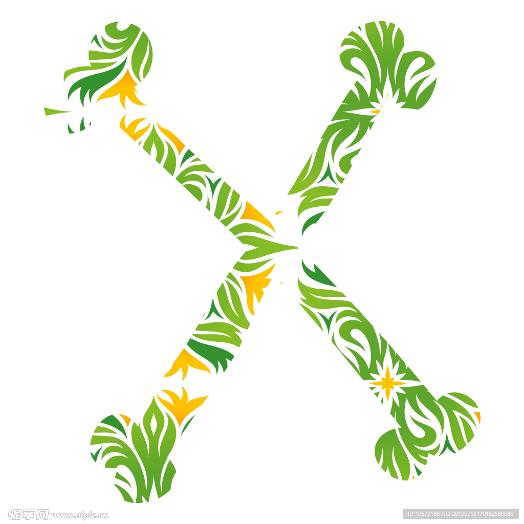 卡通字母