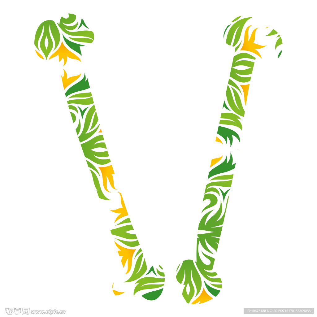 卡通字母