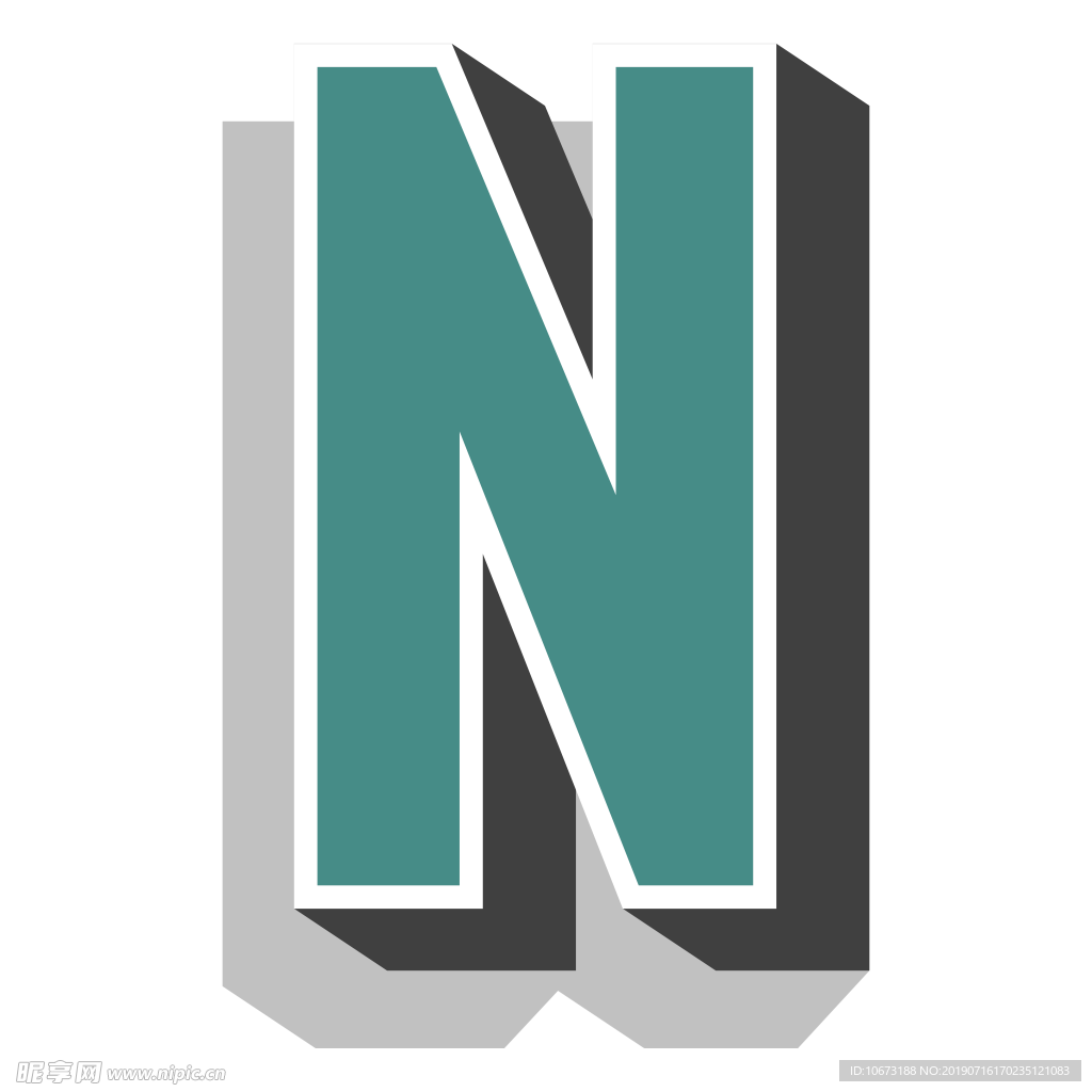 卡通字母