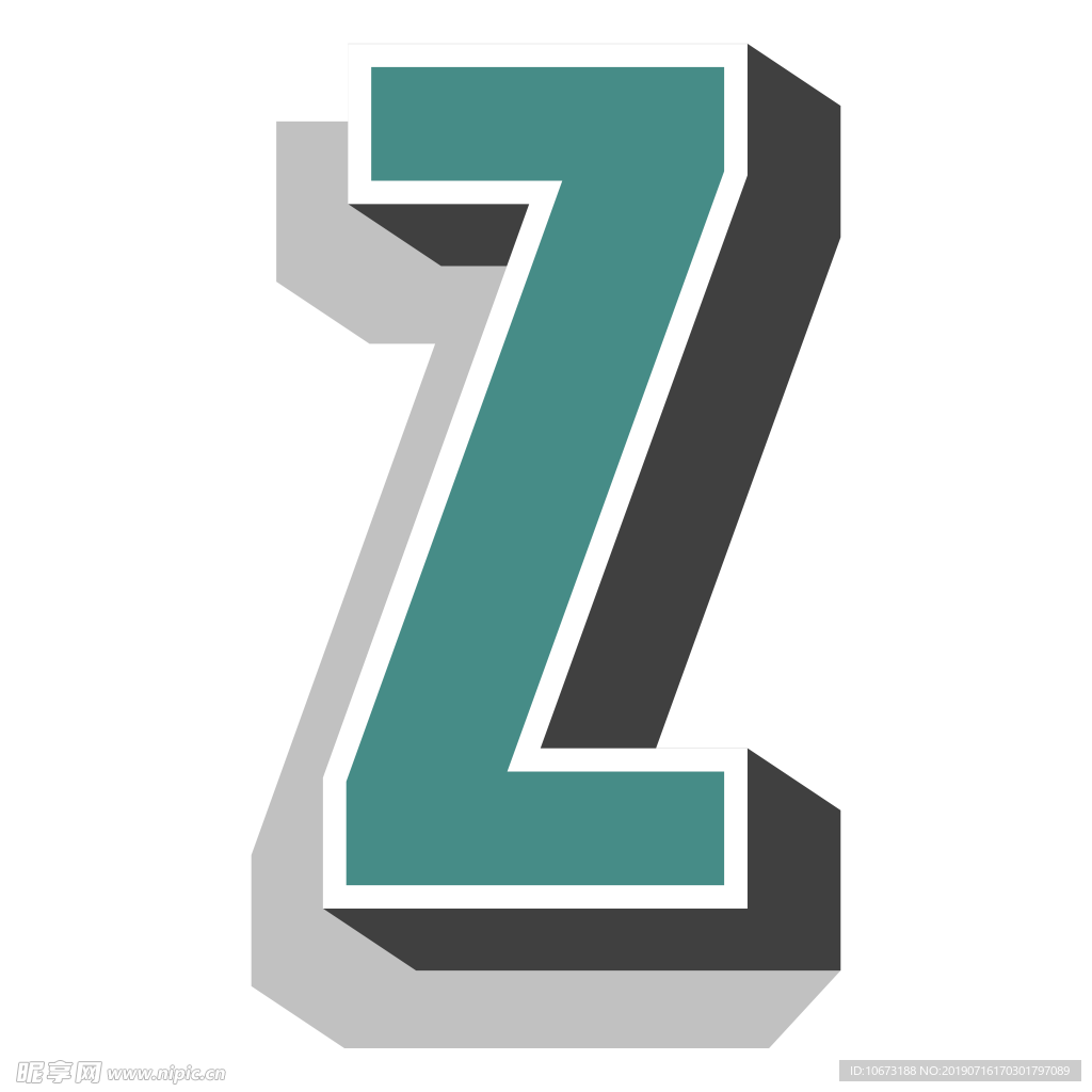 卡通字母