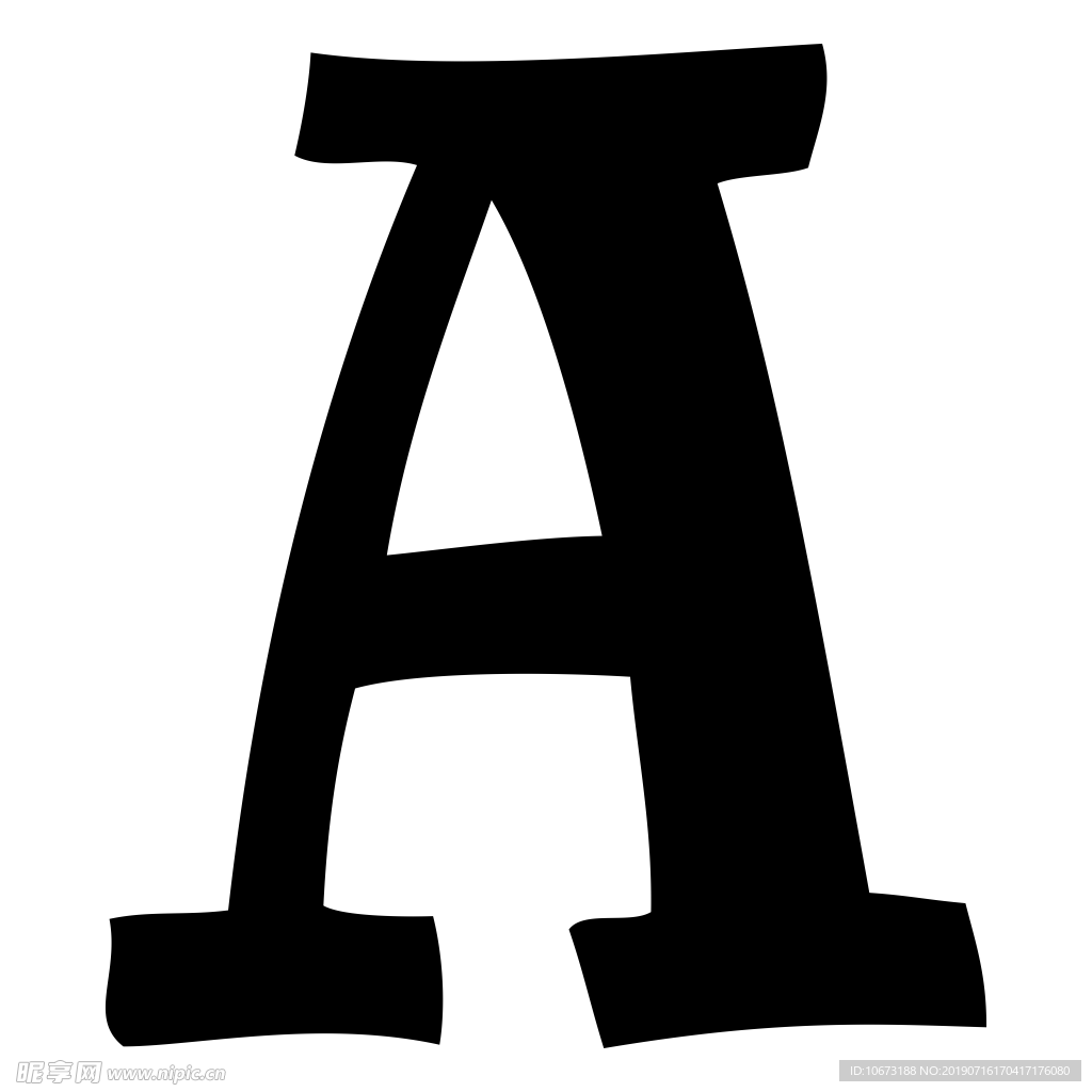 卡通字母