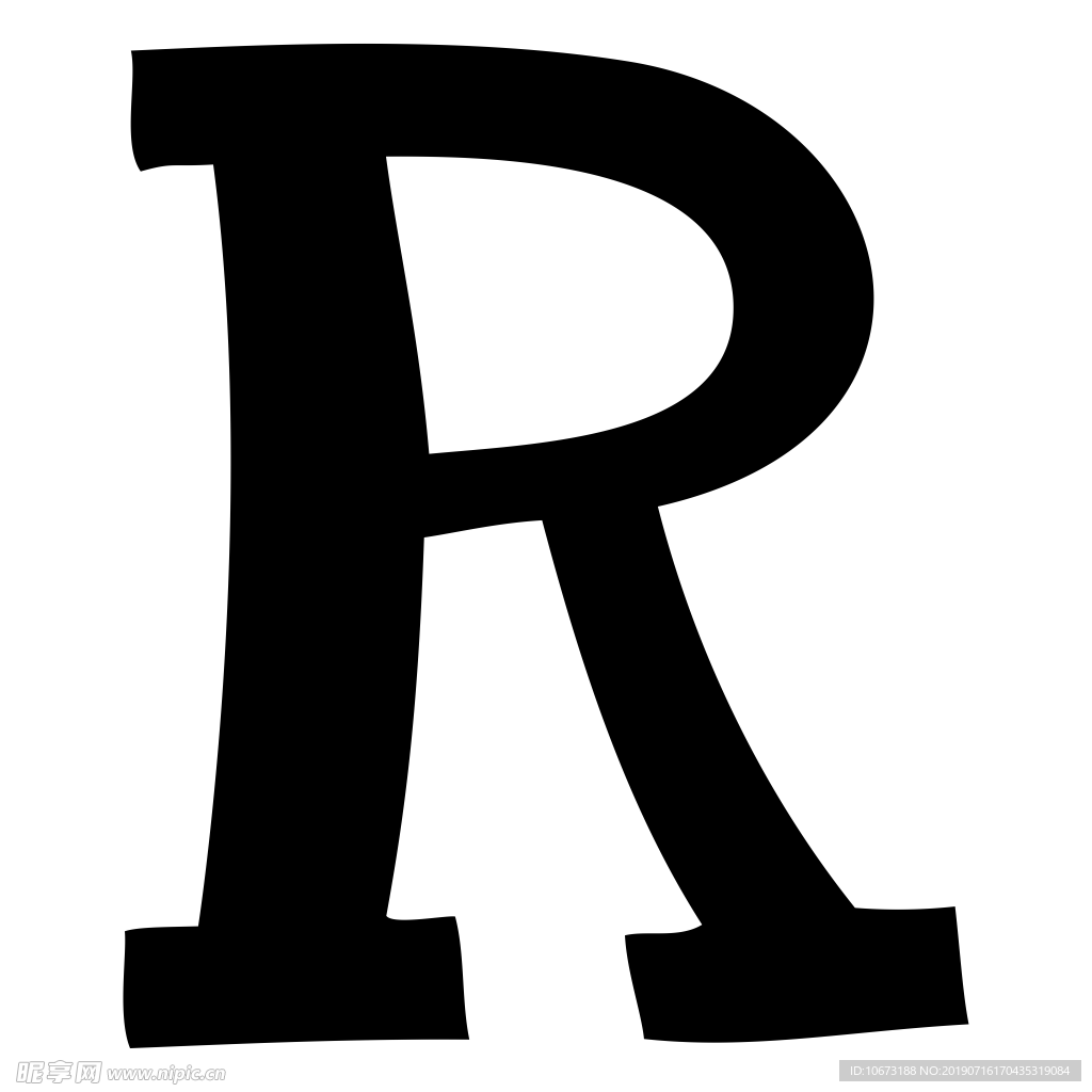 卡通字母