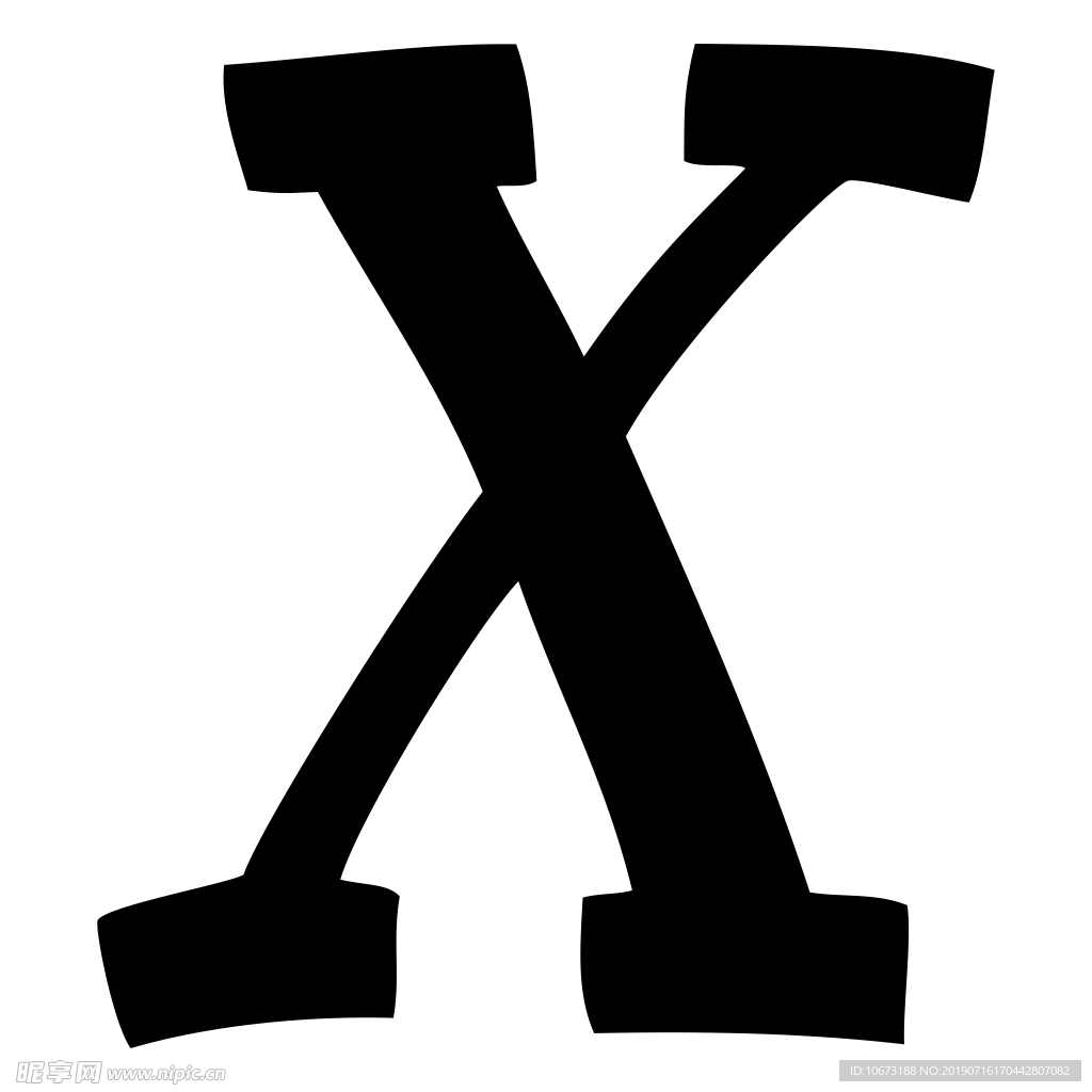 卡通字母