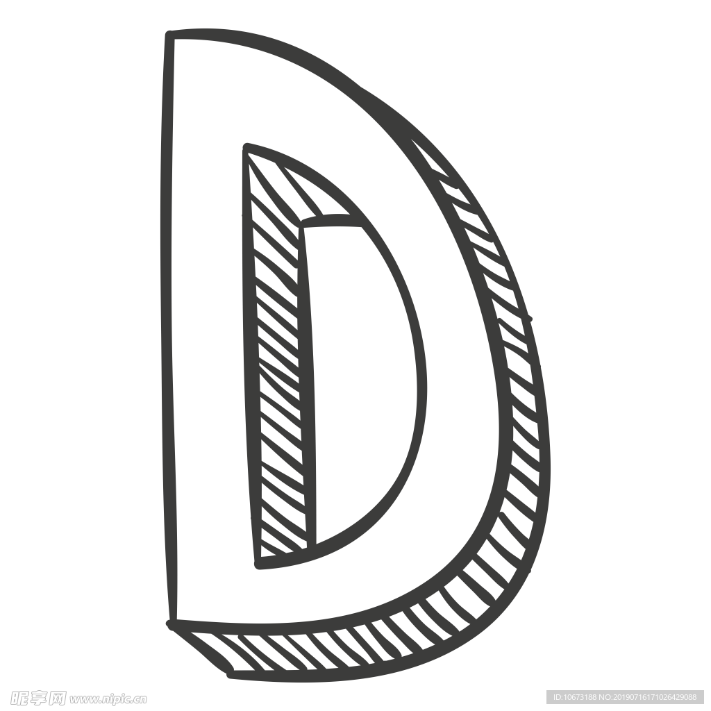 卡通字母