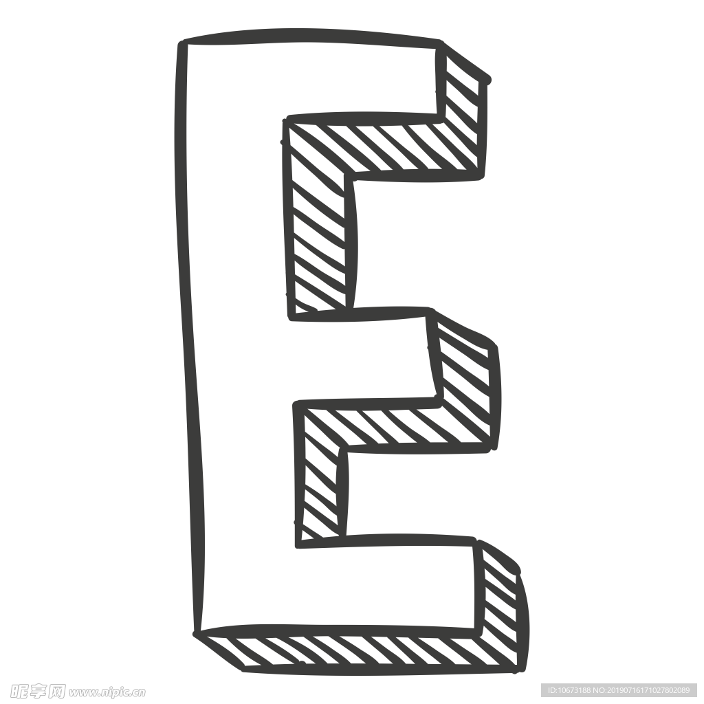 卡通字母