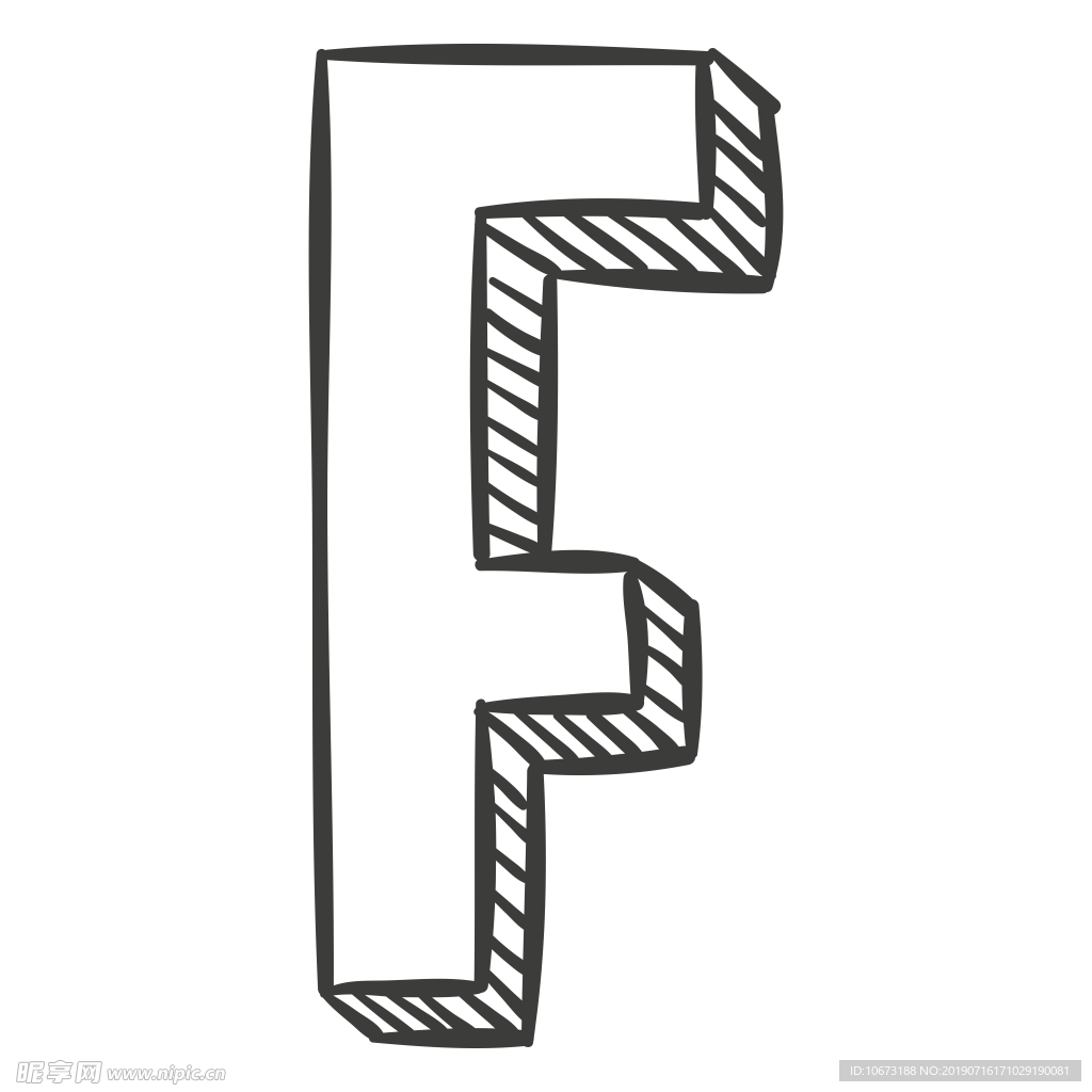 卡通字母