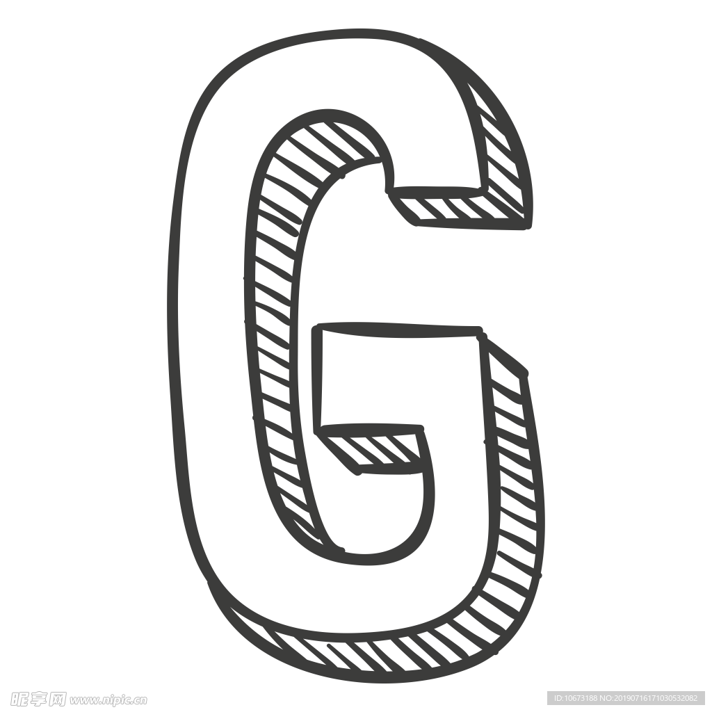 卡通字母