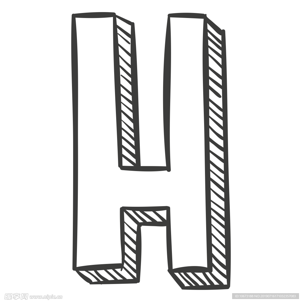 卡通字母