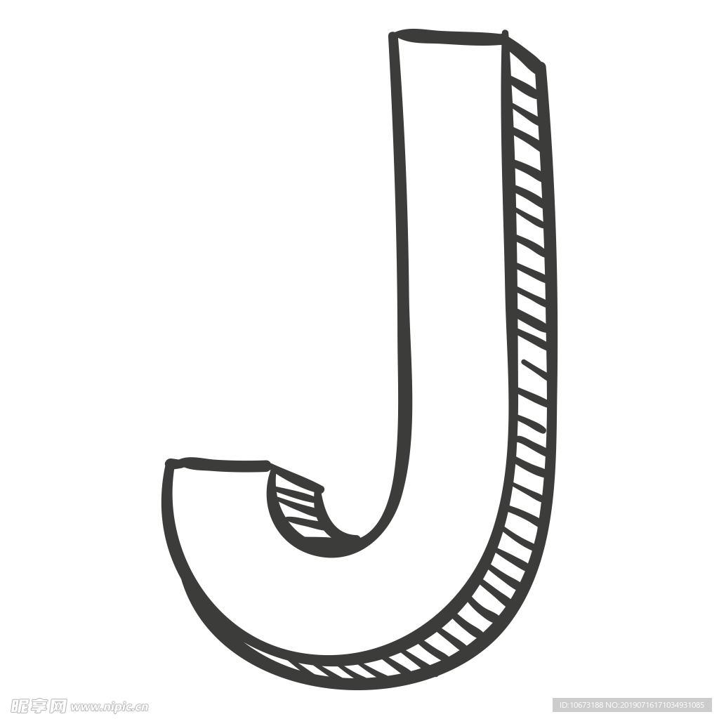 卡通字母