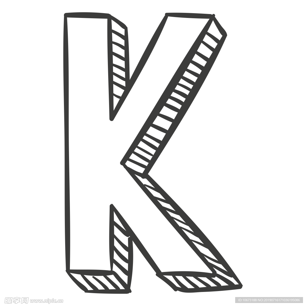 卡通字母