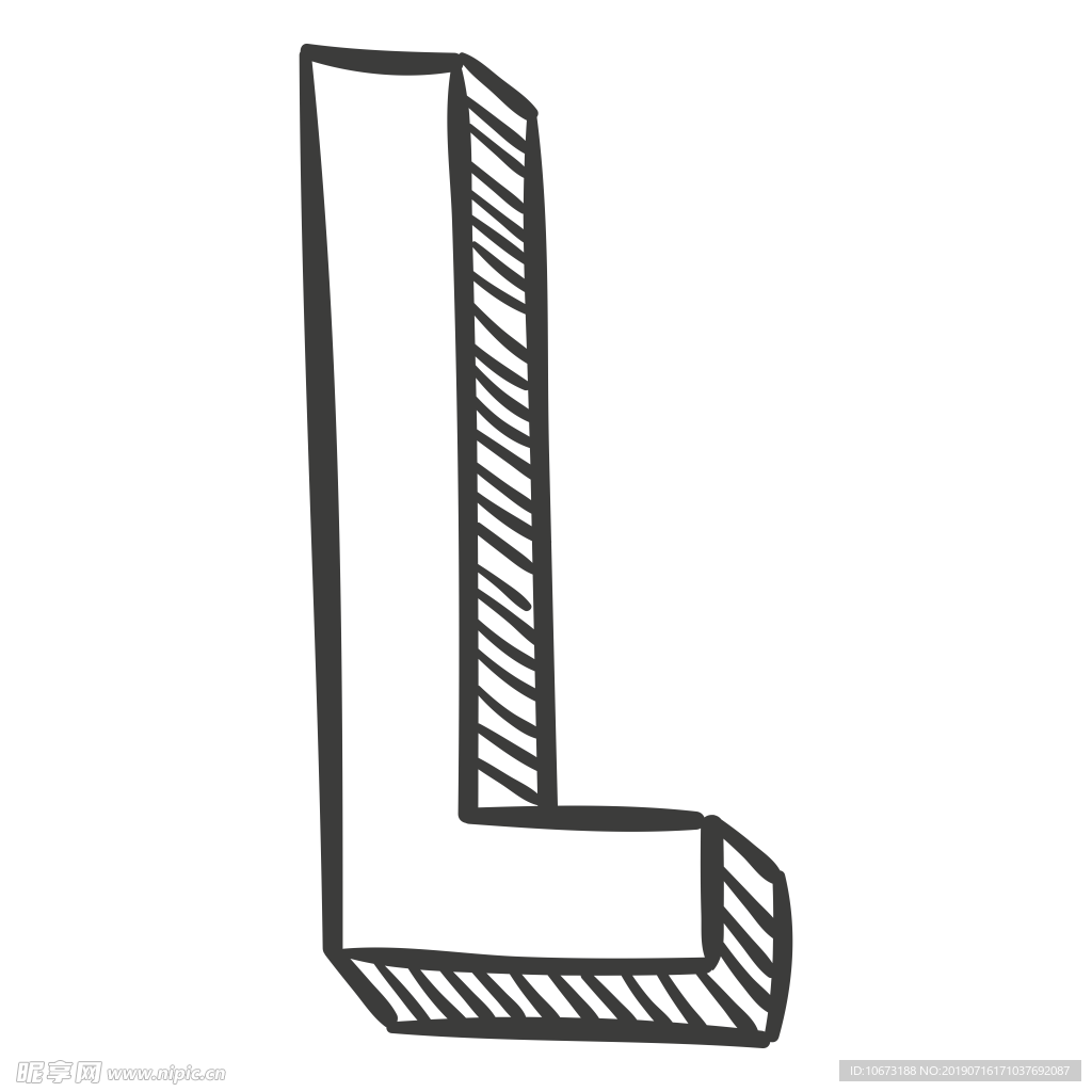 卡通字母